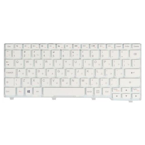 Клавиатура для ноутбука Lenovo IdeaPad 100s-11IBY белая без рамки гор Enter ZeepDeep 1013₽