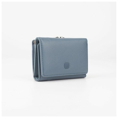 фото Кошелёк, 3 отдела, на магните, цвет синий нет бренда