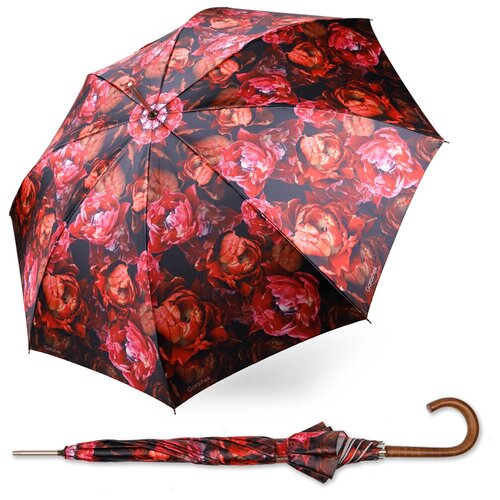 Зонт-трость Goroshek, красный, черный printio блокнот нам дождик не страшен