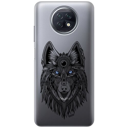 Ультратонкий силиконовый чехол-накладка Transparent для Xiaomi Redmi Note 9T с 3D принтом Grand Wolf ультратонкий силиконовый чехол накладка transparent для xiaomi redmi note 10 с 3d принтом grand rabbit