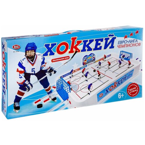 Настольная игра Play Smart «Хоккей» 82x42x18 см / 0704 play smart хоккей 0701