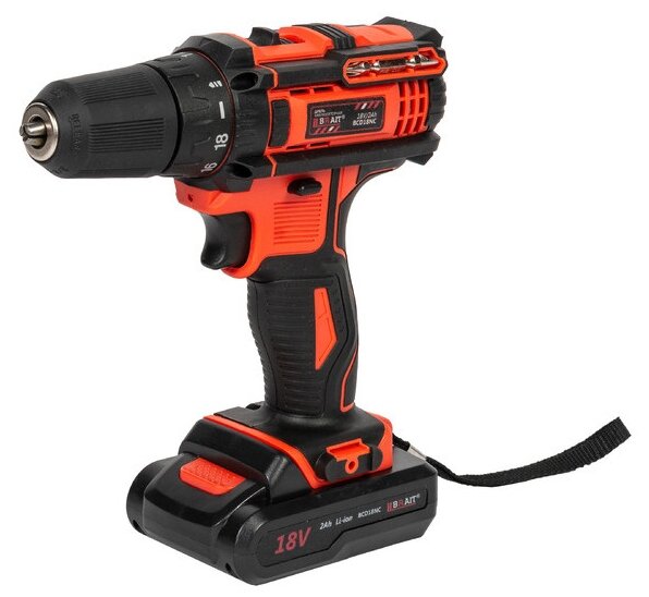 Дрель BRAIT аккумуляторная BCD18NC 2.45кг кейс