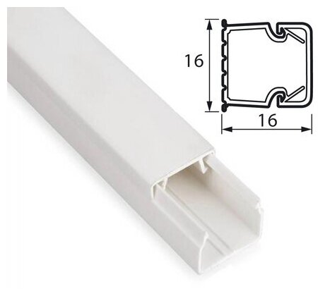 Кабель-канал 16х16мм METRA Legrand