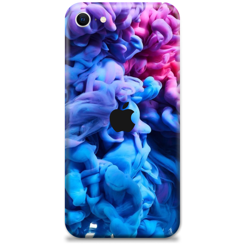 фото Чехол- наклейка виниловый skinz для iphone se (2020) blue smoke