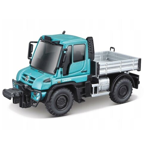 фото Maisto машинка игровая unimog city service, бирюзовый