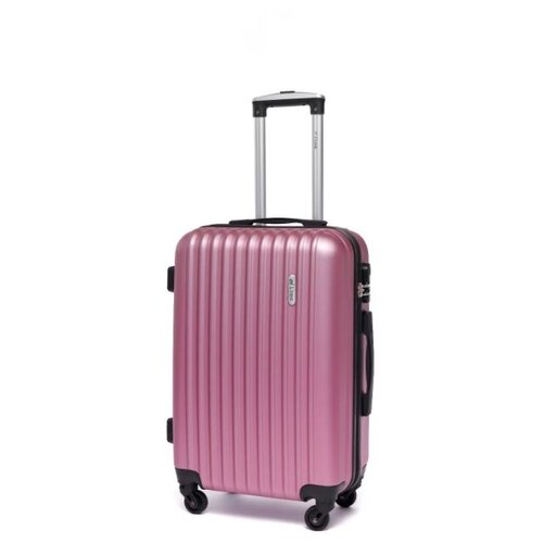 фото Умный чемодан l'case krabi, 62 л, размер m, золотой, розовый