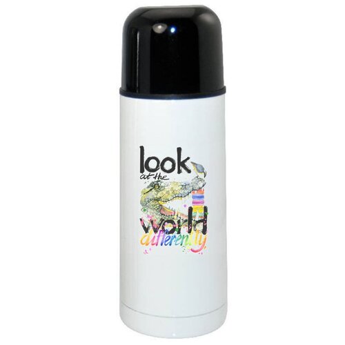 фото Термос coolpodarok look at the world differently крокодил