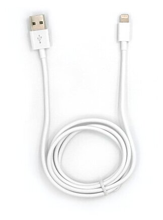 USB-кабель BYZ BL-662 AM-8pin (Lightning) 1,2 метра, 2.1A, силикон, белый