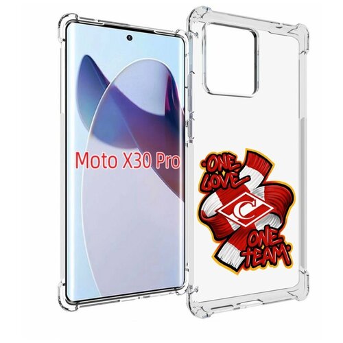 Чехол MyPads ФК спарак 1 любовь для Motorola Moto X30 Pro задняя-панель-накладка-бампер