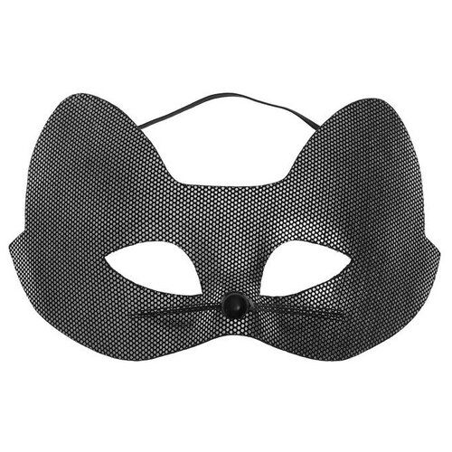 фото Карнавальная маска «киска», цвет серебряный mikimarket