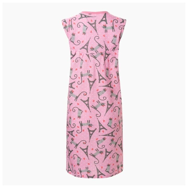 Ohana market Ночная сорочка женская, цвет розовый, размер 46 - фотография № 19