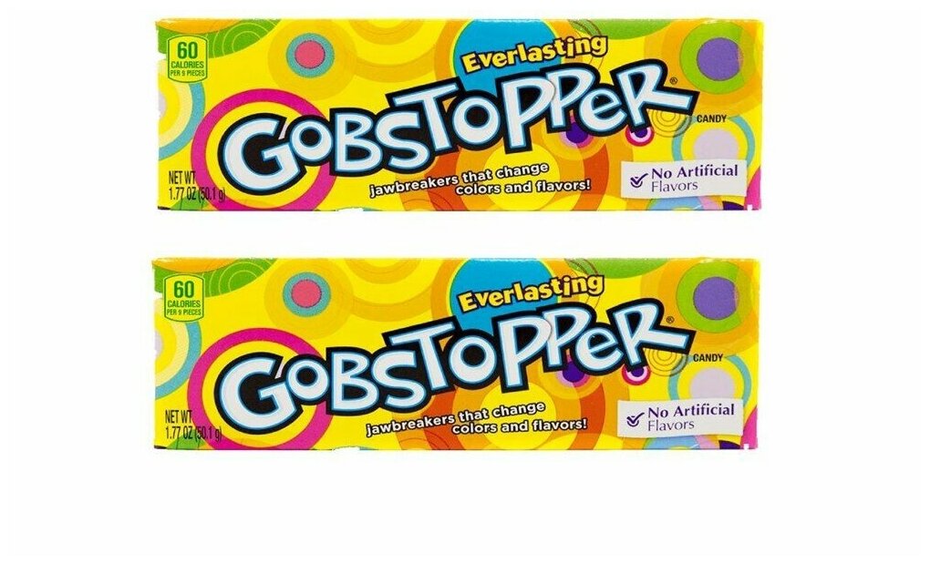 Конфеты Wonka Everlasting Gobstoppers 50,1 гр. (2 шт)