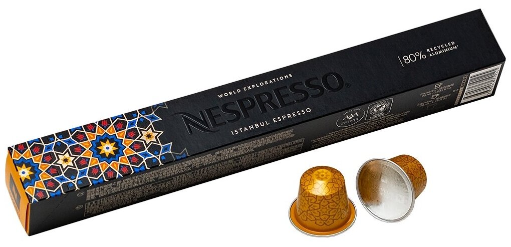 Кофе в капсулах Nespresso World Explorations Istanbul Espresso, упаковка 10 шт - фотография № 3