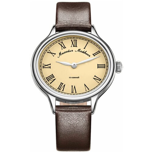фото Наручные часы mikhail moskvin наручные часы mikhail moskvin, коричневый, серебряный