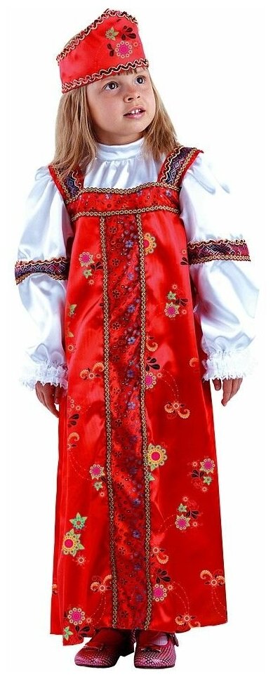 Детский карнавальный костюм Марья Искусница, рост 116 см, Батик 22-35-116-60