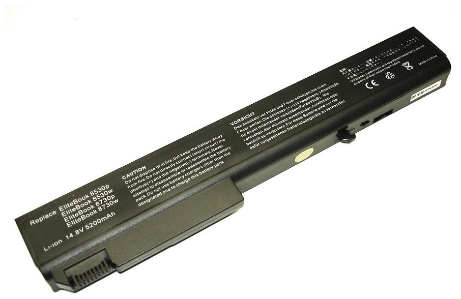 Аккумуляторная батарея для ноутбука HP Compaq 8530, Probook 6545 (HSTNN-OB60) 14.4V 52Wh OEM черная