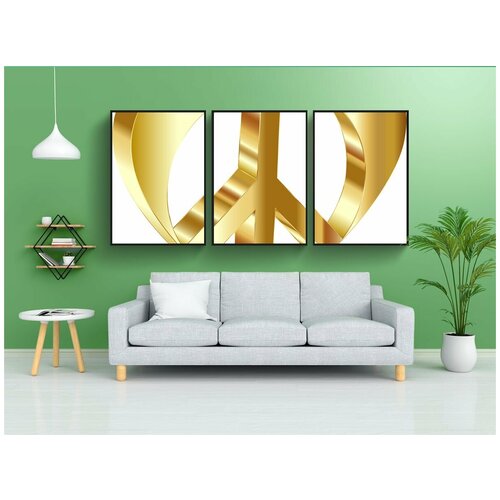 фото Набор модулных постеров для интерьера "изометрический, 3d, перспектива" 60x90 см. в тубусе, без рамки lotsprints