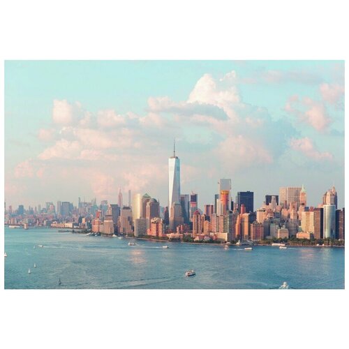 Фотообои Milan Утренний город M 424 400х270 см виниловые на флизелиновой основе 6550₽