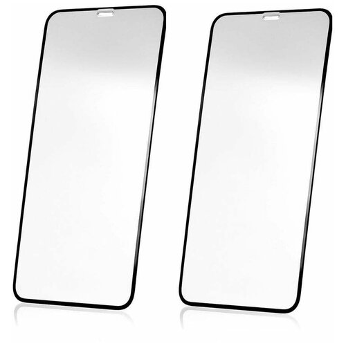 Защитное стекло для iPhone 12 / 12 pro / комплект 2 шт для Айфон 12 /12 про / на весь экран