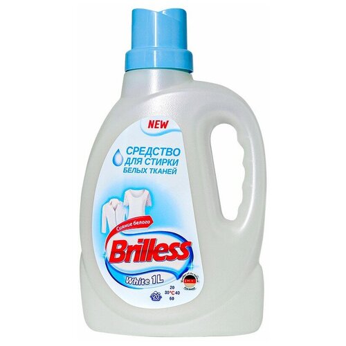 Средство для стирки белых тканей Brilless White, 1л