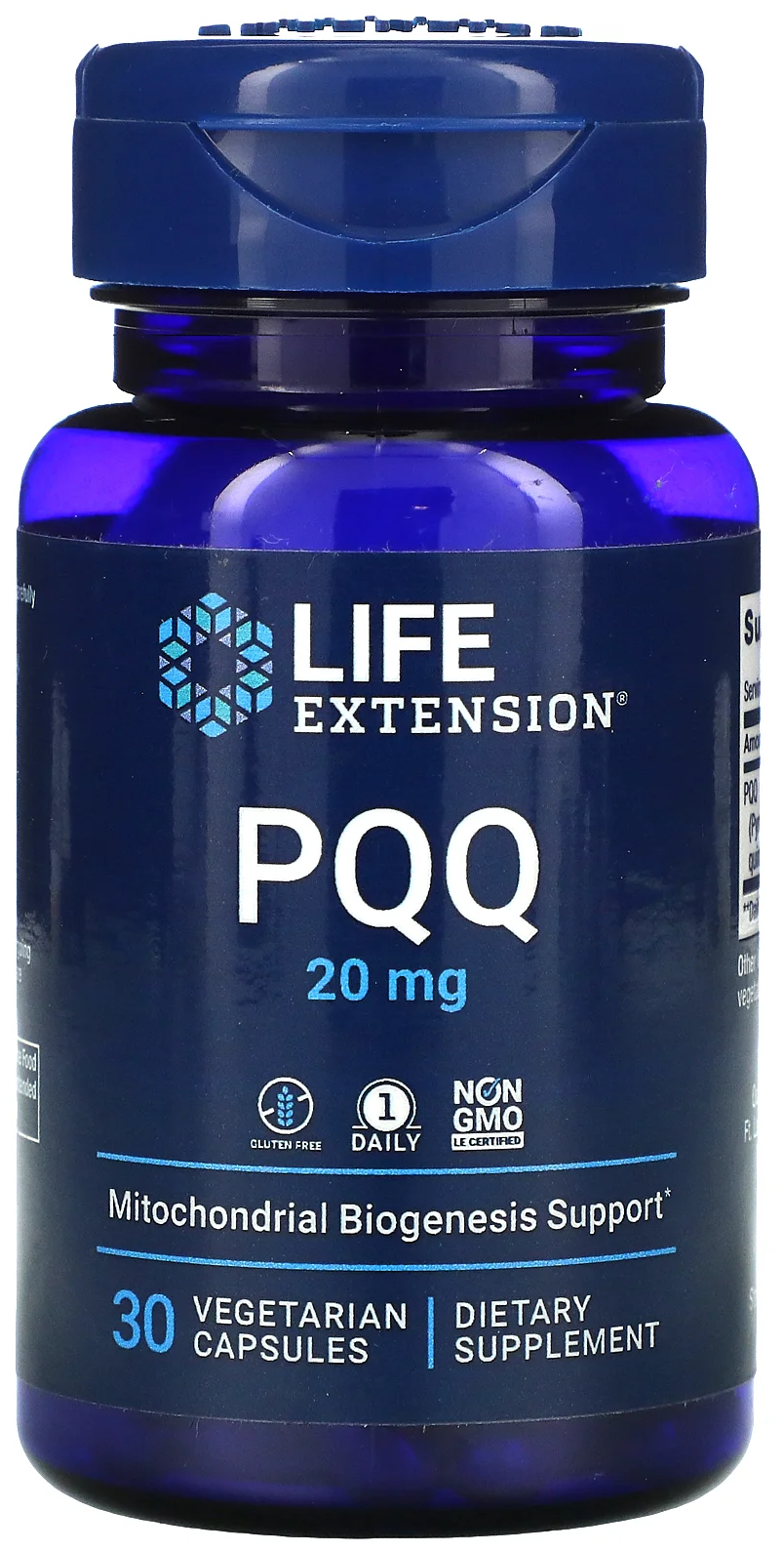 Капсулы Life Extension PQQ, 40 г, 20 мг, 30 шт.