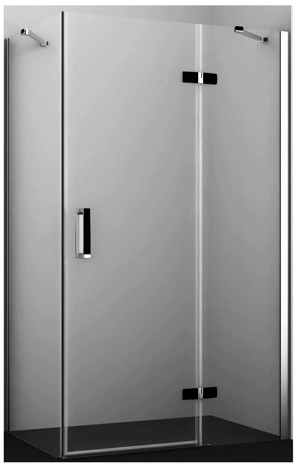 Душевой уголок WasserKRAFT Aller 10H10RBLACK MATT 120х100 см