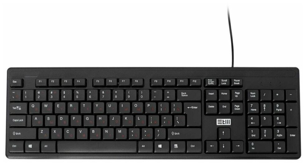 STM USB Keyboard WIRED STM 204C black