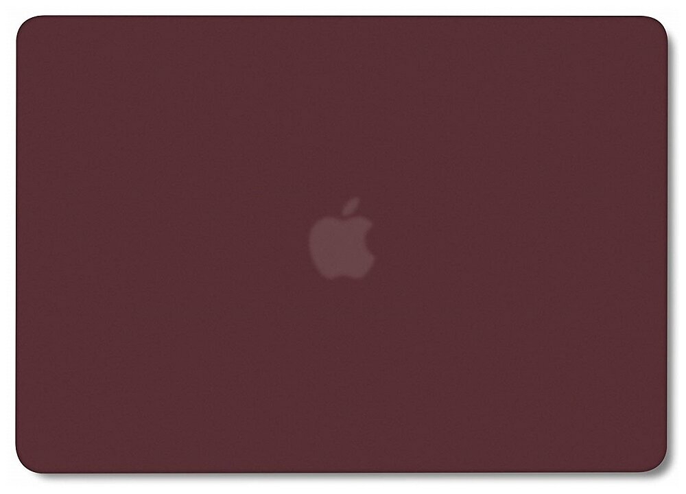 Чехол для ноутбука/чехол накладка для Macbook Air 13 2018-2021 M1 матовый бордовый