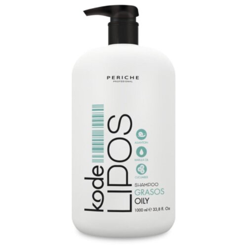 PERICHE PROFESIONAL Шампунь для жирных волос KODE LIPOS Shampoo Oily, 1000мл