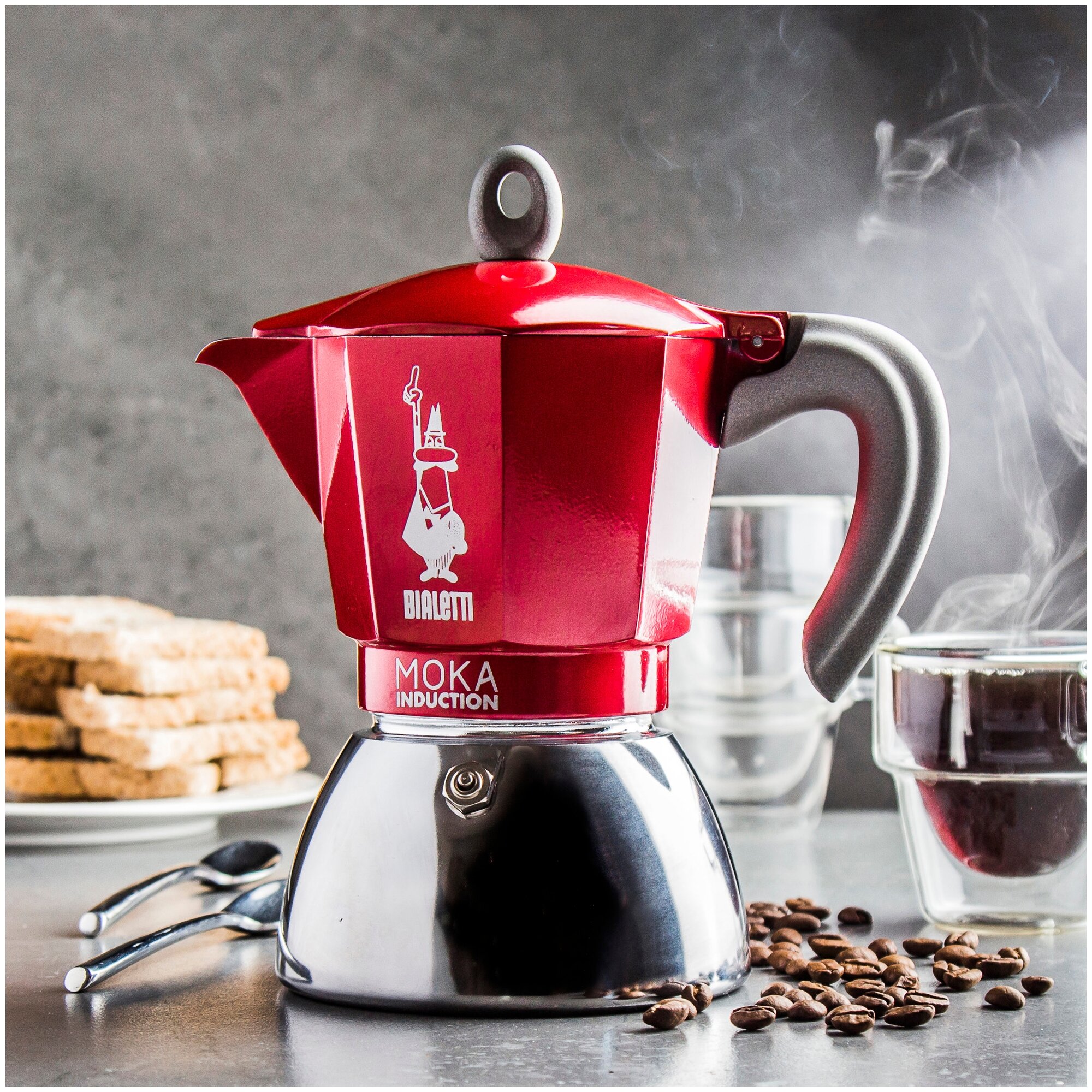 Кофеварка Bialetti Moka Induction 0.27л нерж.сталь черный (6936) - фото №5