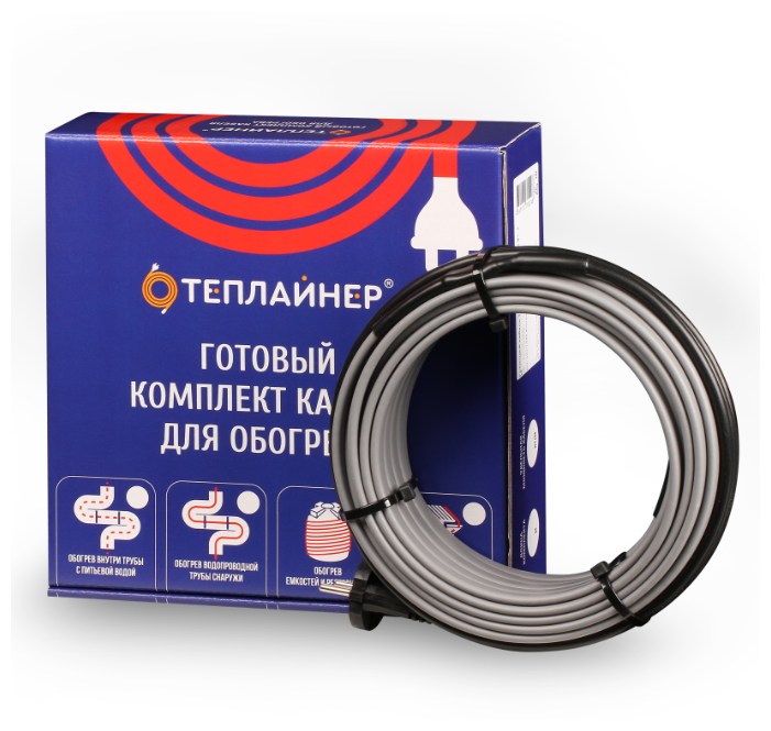 Греющий кабель теплайнер PROFI КСН-16, 416 Вт, 26 м - фотография № 1