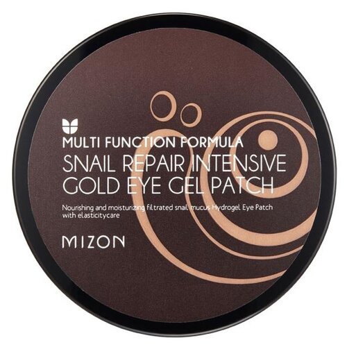 Mizon гидрогелевые патчи для глаз Snail Repair Intensive Gold Eye Gel Patch, 60 шт. mizon гидрогелевые патчи с муцином улитки под глаза intensive gold eye gel patch 60 шт mizon snail repair