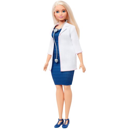 Кукла Barbie Профессии, DVF50 белый/синий