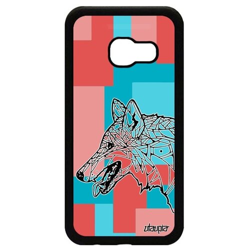 фото Защитный чехол на смартфон // galaxy a3 2017 // "волк" одинокий стиль, utaupia, цветной