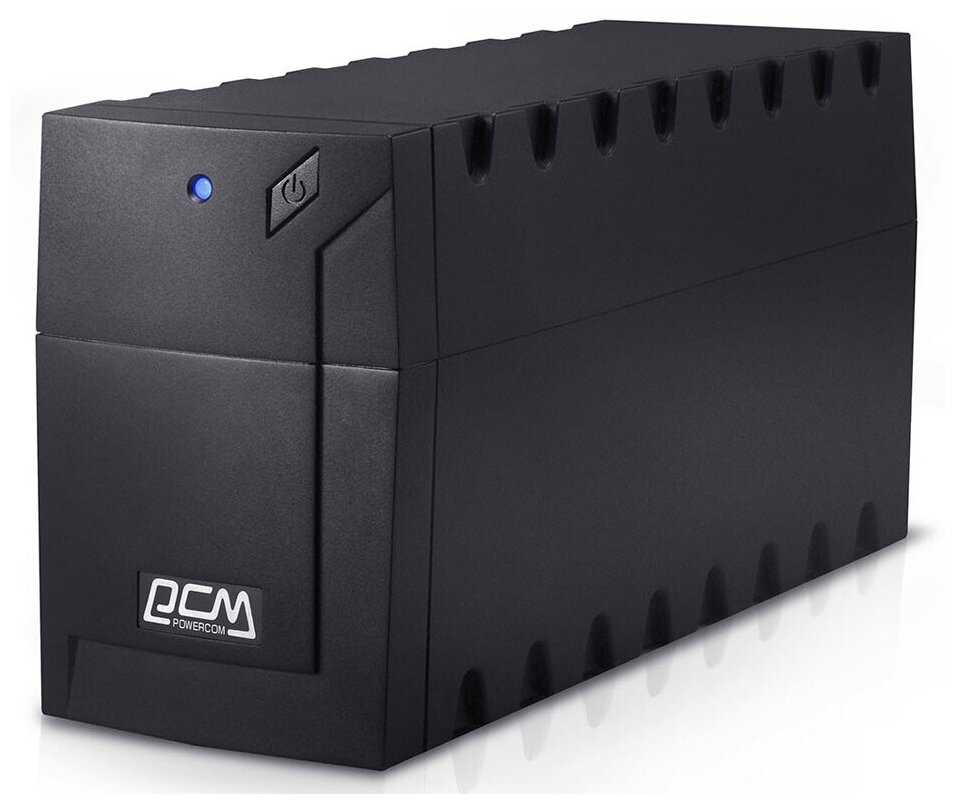 Интерактивный ИБП Powercom RAPTOR RPT-1000A EURO (2018) черный 600 Вт