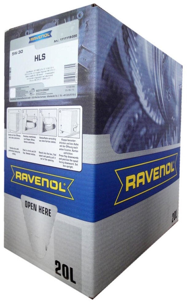 RAVENOL   Ravenol Hls SAE Ecobox, 5W-30, , 20L 4014835773325