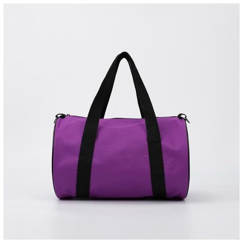 фото Сумка спортивная на молнии, без подкладки, цвет фиолетовый luris