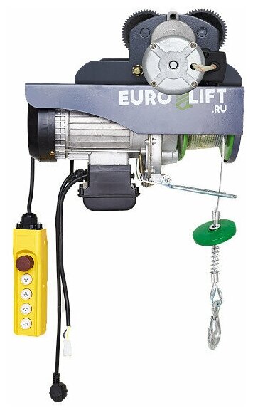 Лебедка электрическая передвижная EURO-LIFT KX 500 г/п 250/500 кг в/п 18/9 м