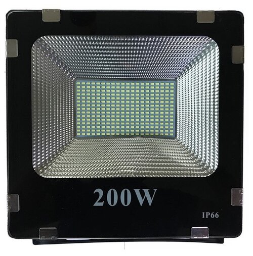 Светодиодный прожектор light solution SMD 200W-220V - Цвет свечения: Белый 5500-6000K