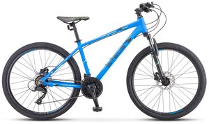 Велосипед Stels Navigator 590 D 26" K010 (2020) 16" рама синий/салатовый