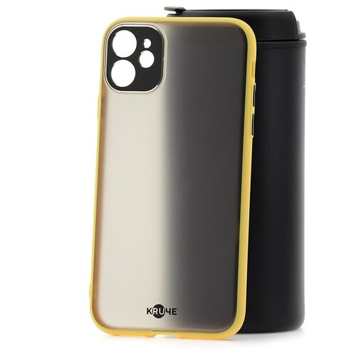 фото Чехол на айфон 11 kruche metal eye yellow кruче