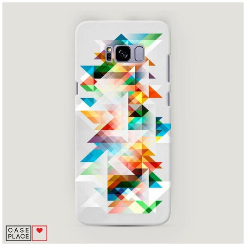 фото Чехол пластиковый samsung galaxy s8 plus геометрия 10 case place