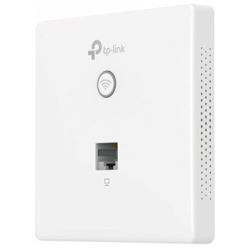 Точка доступа Omada AC1200 wireless MU-MIMO Gigabit wall-plate Access Point, 1 Gigabit downlink port, 1 gigabit uplink port, 802.3af/at PoE in, wall plate mounting, support standalone mode and controlled by Omada SDN controller (Software/hardware/Cloud) (