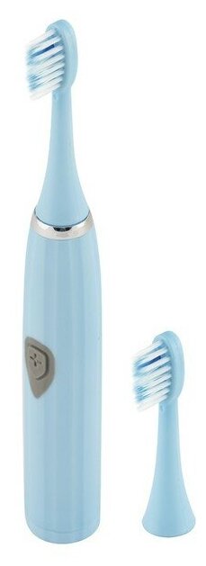 HomeStar Электрическая зубная щетка HOMESTAR HS-6004, 5600 движ/мин, 2 насадки, голубая