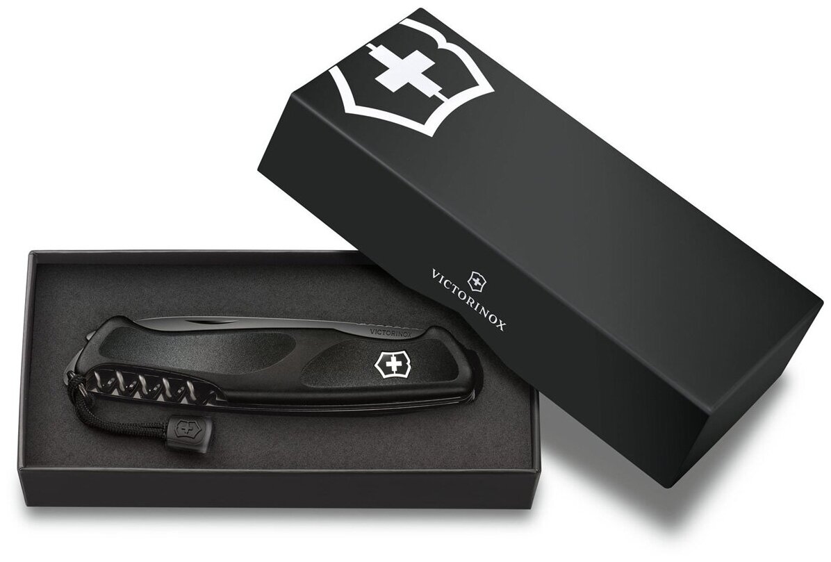 Складной нож Victorinox Onyx, 12 функций, 130мм, черный - фото №7