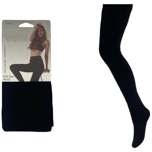 Колготки  Ирина женские колготки, 600 den, матовые, нескользящие, размер 5, черный