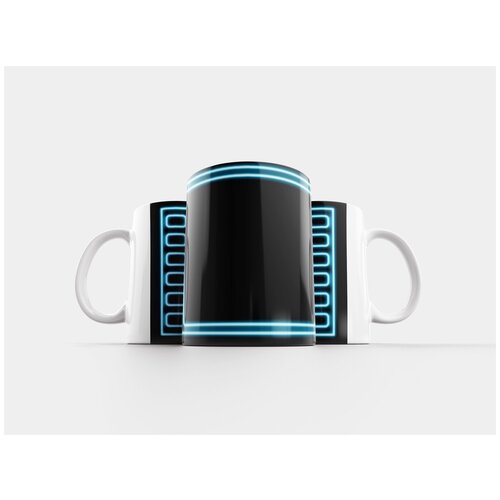 фото Кружка "неоновые человеческие ресурсы, рамка, фильм" 320 мл lotsprints