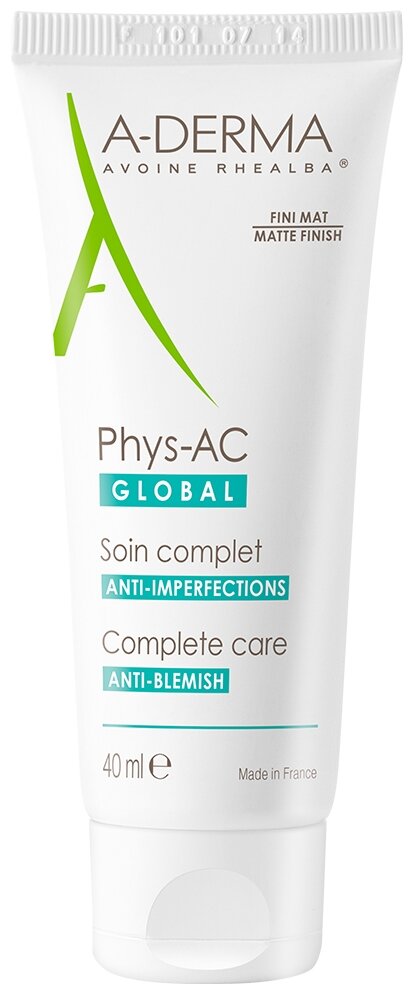 A-Derma Phys-AC Global Средство для проблемной кожи, 40 мл