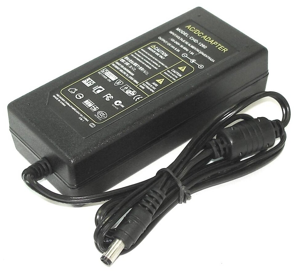 Блок питания для монитора и телевизора LCD 12V 6A 55 x 25 mm OEM 72600₽