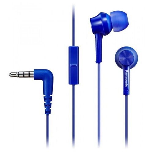 фото Наушники panasonic rp-tcm115gc, 3.5 мм, вкладыши, синий rp-tcm115gca